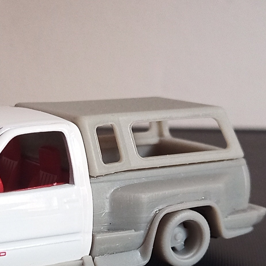 1/64 M2 obs Chevy camper shell for Stepside bed