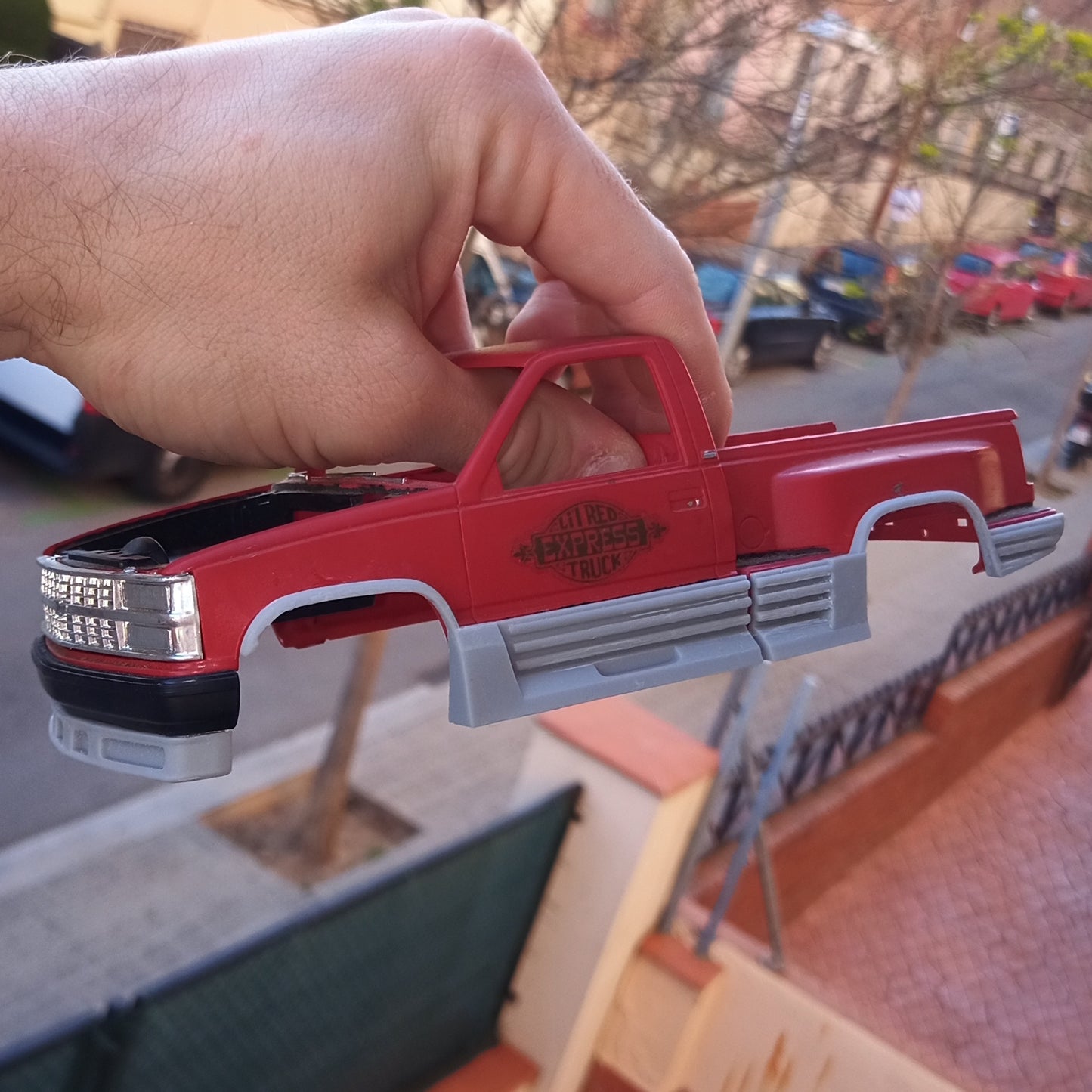 Body kit Testarossa style for AMT 1/25 obs Chevy