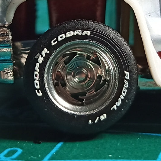 1/64 Baby Billet wheels Eagle Alloy with lettered tires