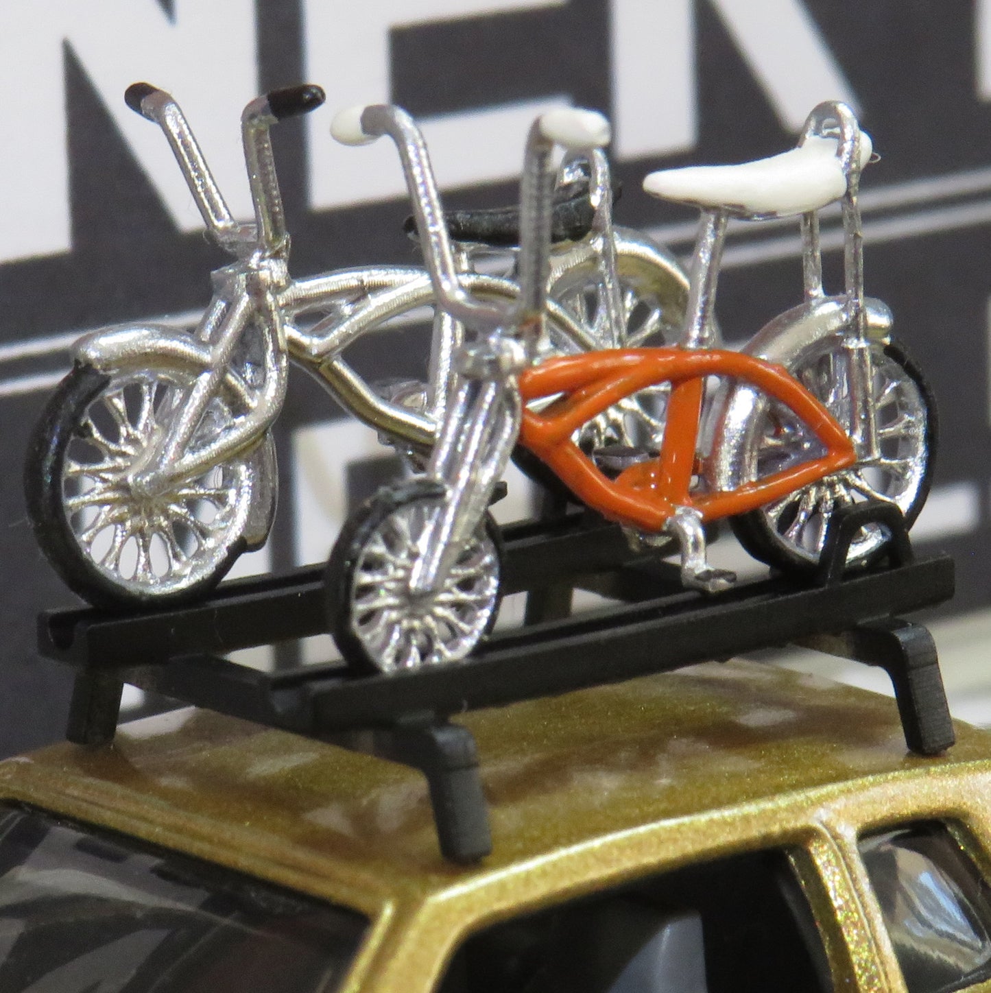 1/64 bicycle carrier roof rack