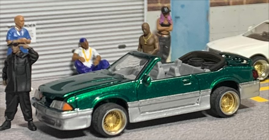 1/64 body kit for Greenlight Ford Mustang foxbody notchback